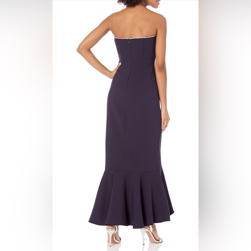 Likely Navy Evening Gown Size 10 - Picture 3 of 4